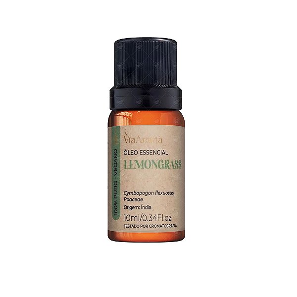 Óleo Essencial Lemongrass Via Aroma 10ml