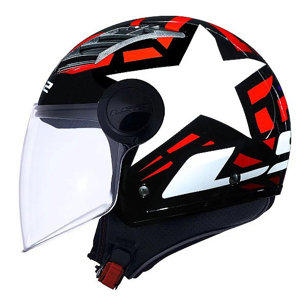 CAPACETE LS2  OF562 AIRFLOW STARWAR VERMELHO