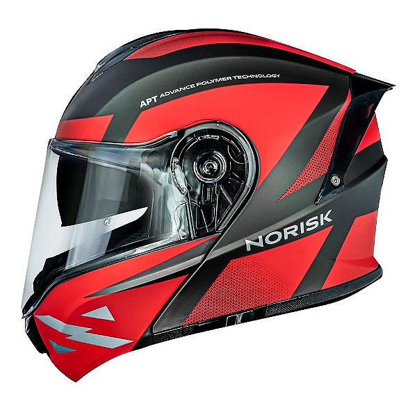 CAPACETE NORISK MOTION DEFENDER VERMELHO