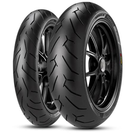 PAR DE PNEUS PIRELLI DIABLO ROSSO II 120/70-17 + 160/60-17