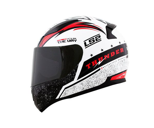 CAPACETE LS2 FF353 RAPID THUNDER BRANCO