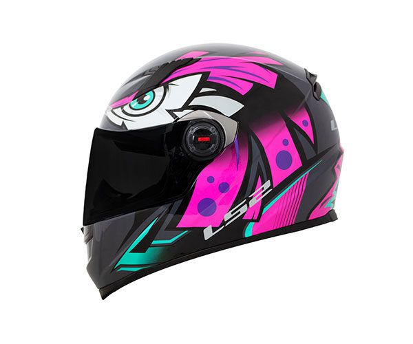 CAPACETE LS2 FF358 TRIBAL ROSA/AZUL