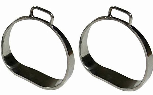 Estribo Meia Lua Inox
