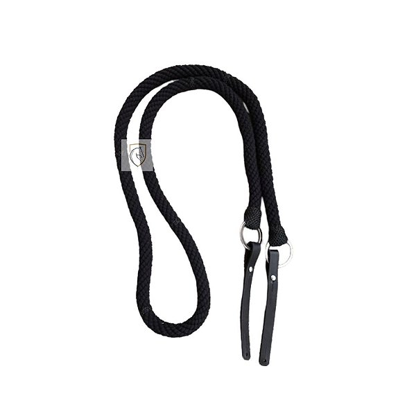 Rédea de Lã Torcido Grossa Argola Inox