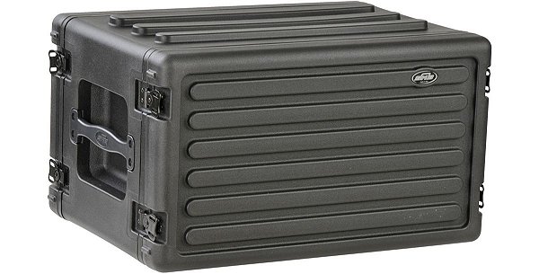 Rack Case SKB 6U com trilhos de aço