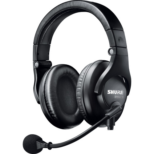 Headset Shure BRH440M-LC com Microfone para Broadcast e Comunicação