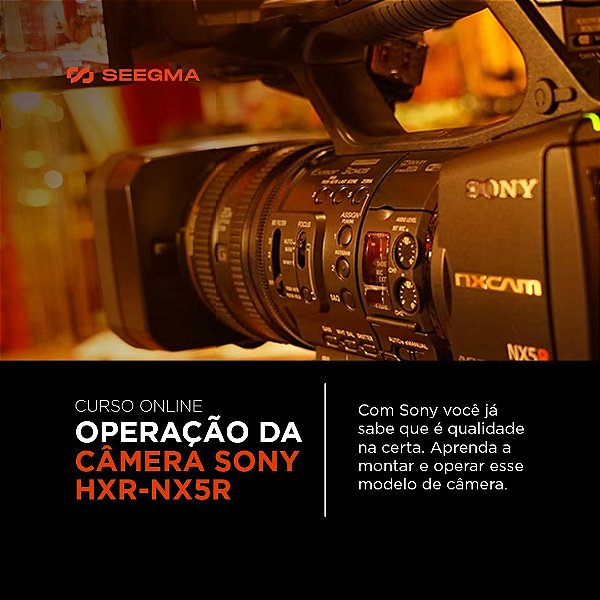Curso Operação da Camera Sony HXR-NX5R