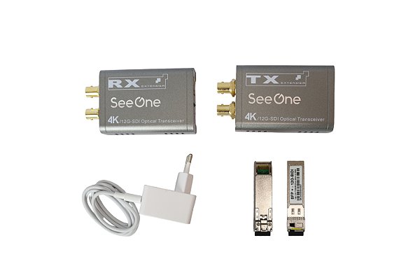 Conversor Fibra Ótica 12G-SDI SeeOne ( Par TX + RX )