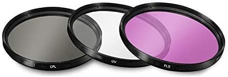 Kit de filtro Commander Optics PRO HD 77 mm 3 peças (UV+CPL+FLD)