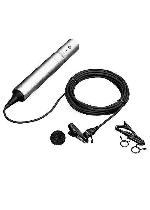 Microfone Lapela Com Fio ECM 44B