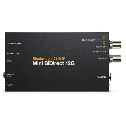 Conversor Blackmagic 2110 IP Mini BiDirect 12G