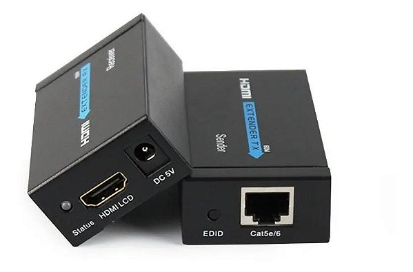 Extensor HDMI por Cabo De Rede até 60 metros