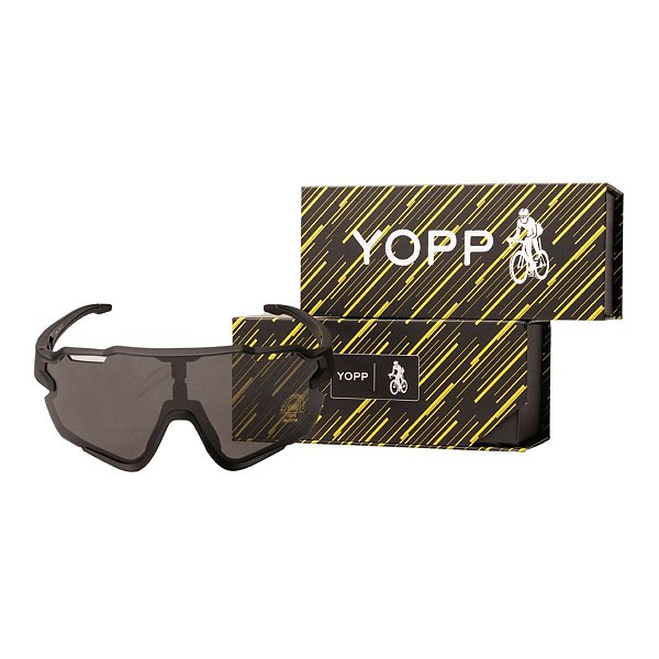 Óculos de Ciclismo YOPP Polarizado UV400 "1066 LENTE PRETA"