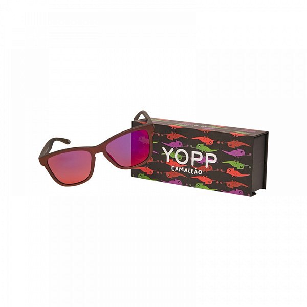 Óculos de Sol Polarizado Proteção UV400 YOPP Camaleão Vermelho