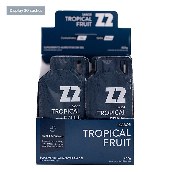 Energy Gel Z2 Tropical Fruit Display c/ 20und