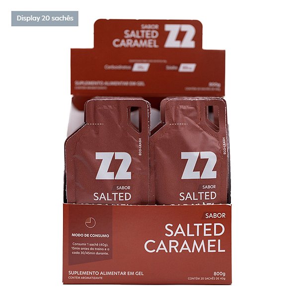 Z2 Energy Gel Salted Caramel Display c/ 20und