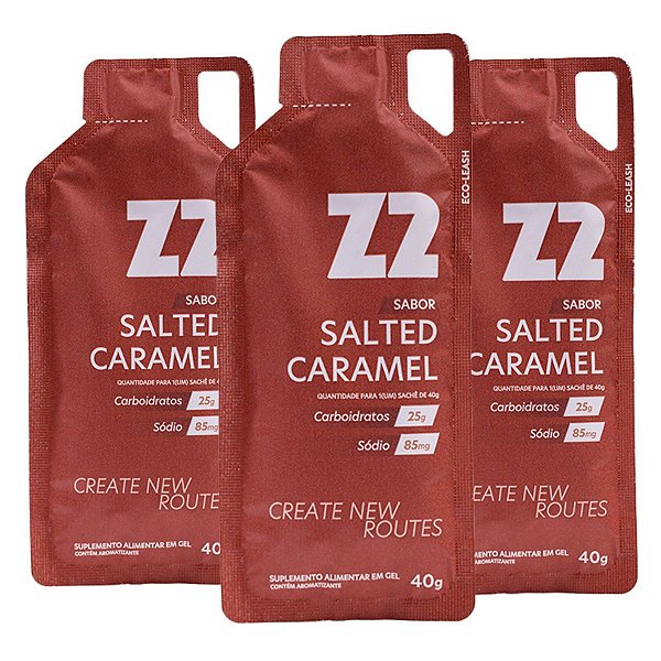 Z2 Energy Gel Salted Caramel 3 Sachês 40G