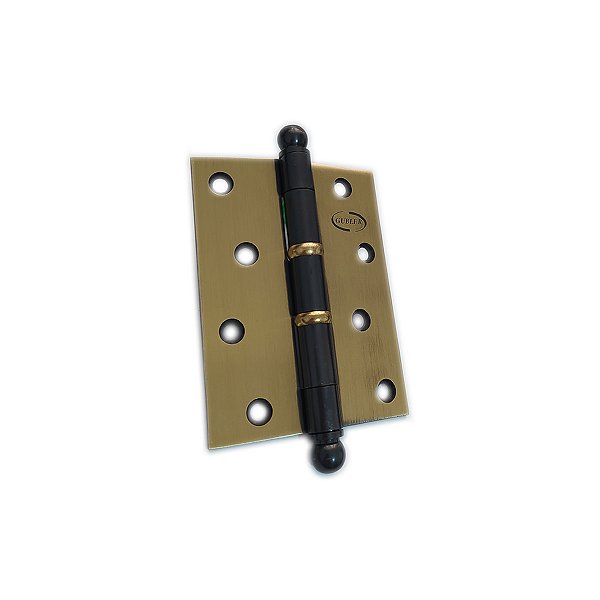 Dobradiça de sobrepor de latão 4x3 para porta ou portão