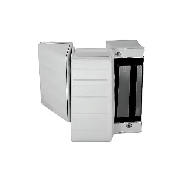 Fechadura eletroímã para porta de vidro AL150 - AGL (Branco)
