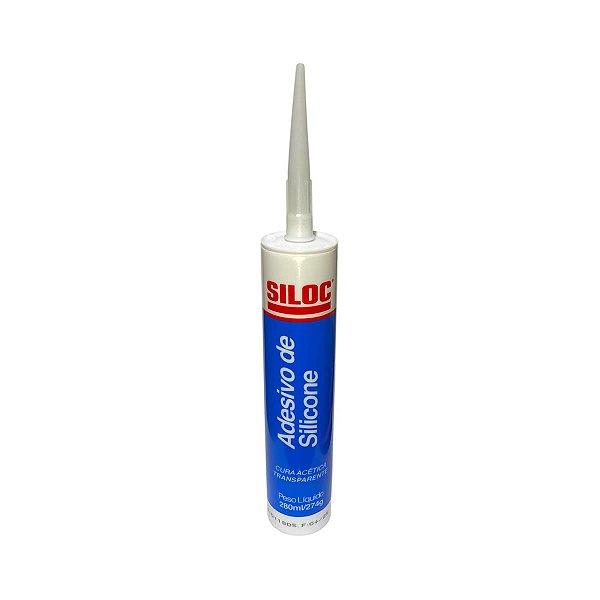 Silicone Acético Transparente Siloc - 01 Unidade