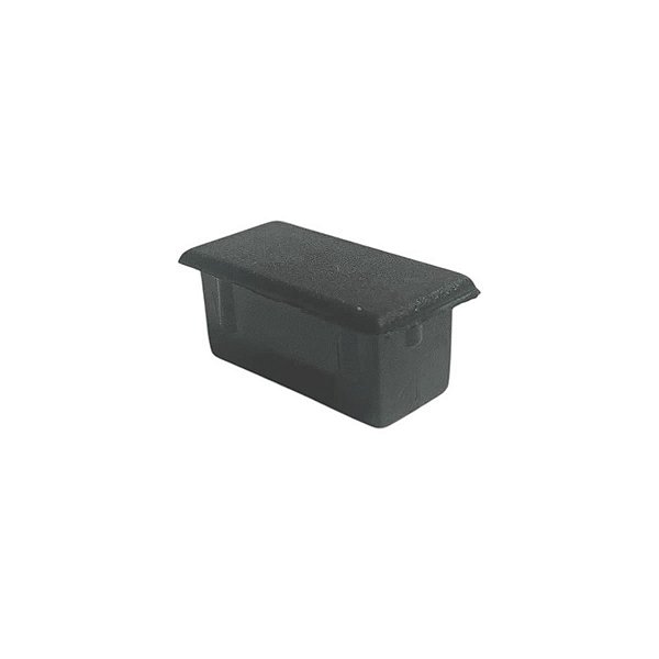 TA 1225 - Tampa plástica para tubo alumínio 1/2x1” Preta 10un