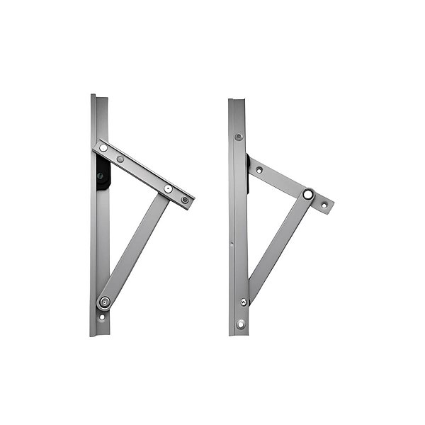 BRA 353 - Braço articulado janela maxim-ar linha 25 - Fosco