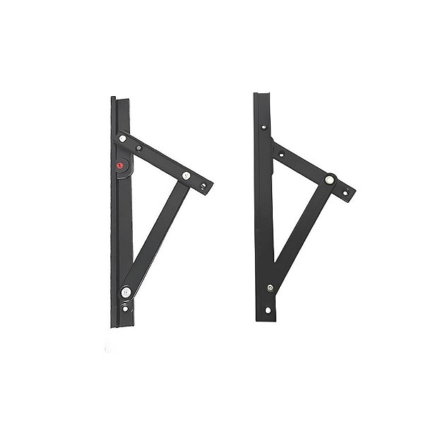 BRA 355 - Braço articulado janela maxim-ar linha 25 - Preto