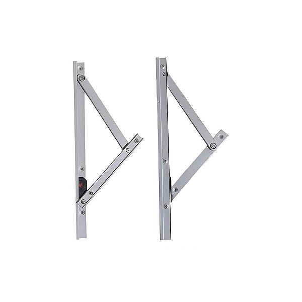 BRA 357 - Braço articulado janela maxim-ar linha 25 - Fosco