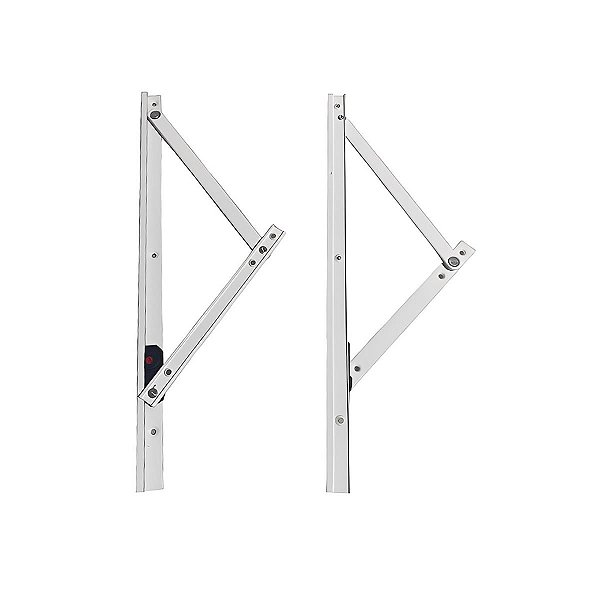 BRA 358 - Braço articulado janela maxim-ar linha 25 - Branco