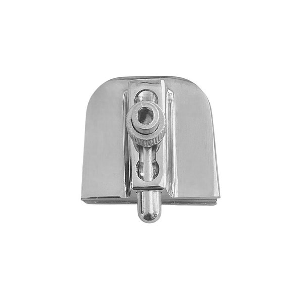 1335 - Trinco para porta e janela de vidro temperado blindex Cromado