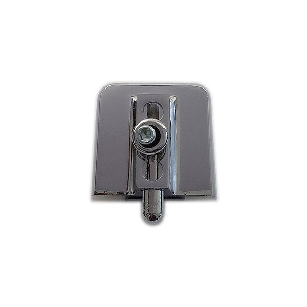 1335 - Trinco para porta e janela de vidro temperado blindex Cromado