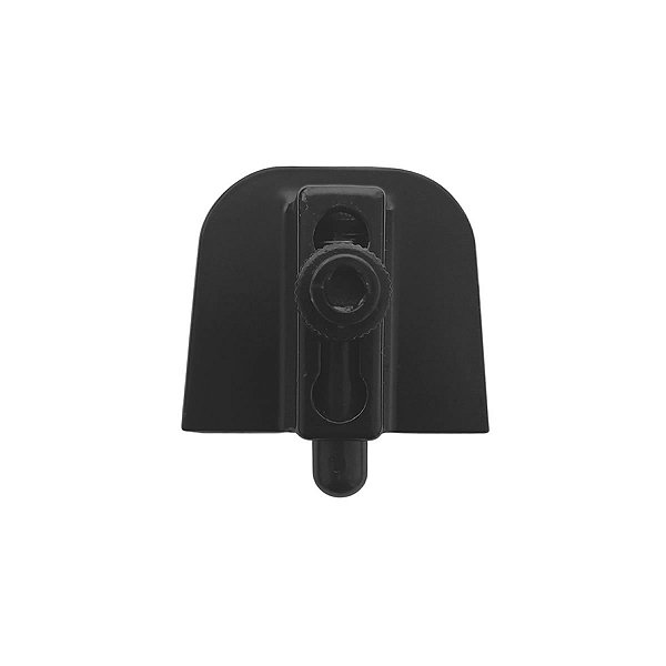 1335 - Trinco para porta e janela de vidro temperado blindex Preto