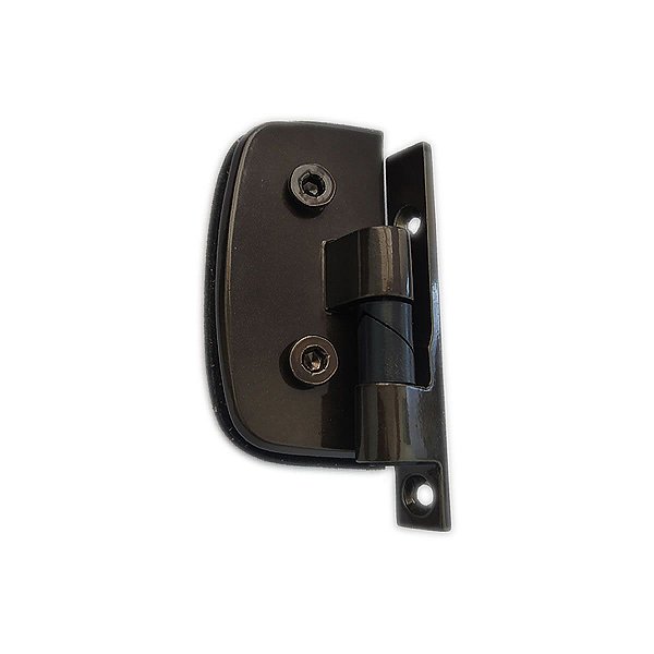 1114 - Dobradiça automática para porta de vidro temperado blindex Bronze