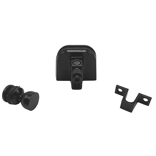 Kit janela blindex de correr com 2 folhas - Preto