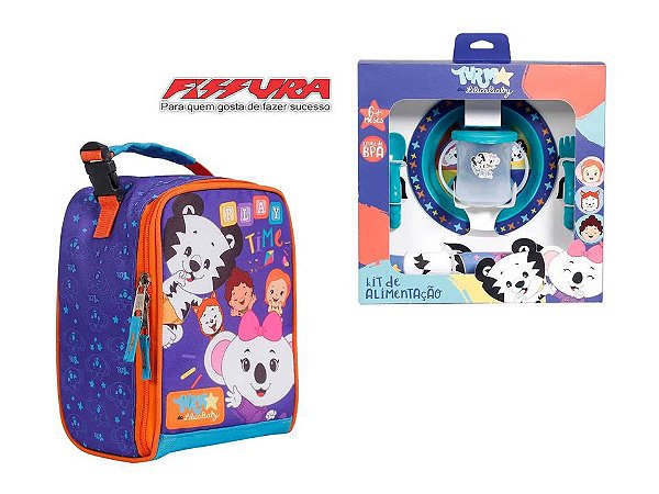 Kit Alimentação Com Necessaire Térmica Turma da Lilica Baby
