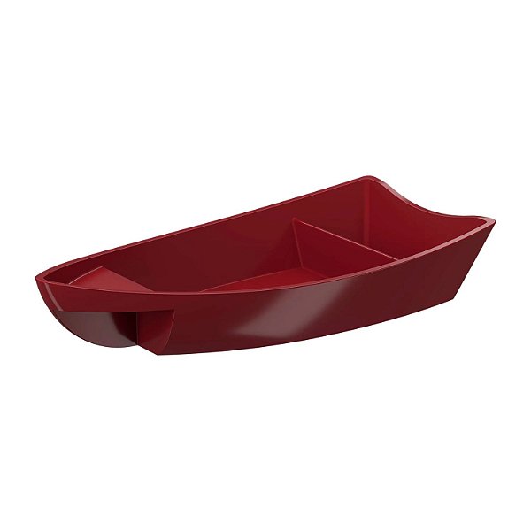 Barco Oriental para Sushi Uno Coza Vermelho