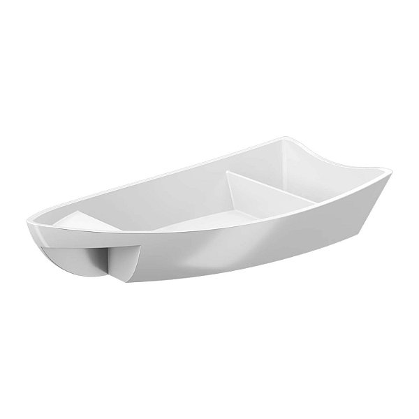Barco Oriental para Sushi Uno Coza Branco