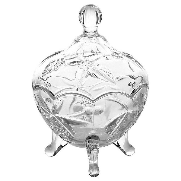 Potiche Decorativo de Cristal Fruit 9,5x13cm