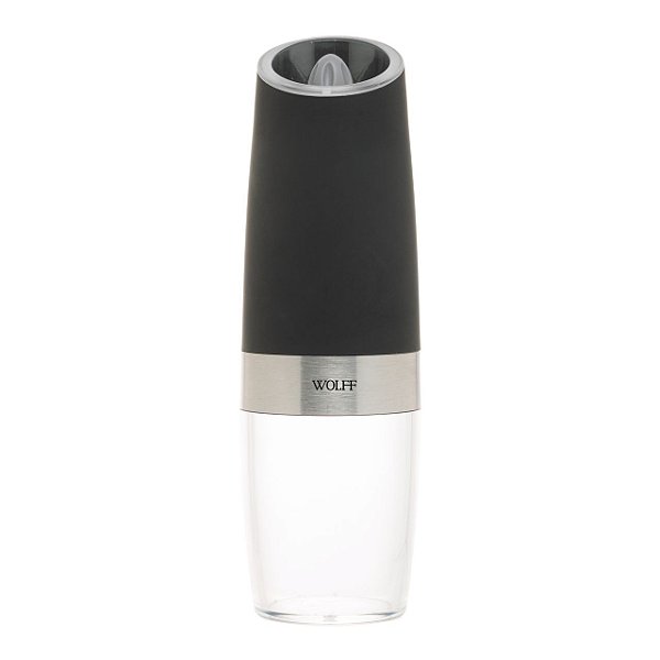 Moedor Automático Temperos Pimenta Em Aço Inox 20cm Wolff