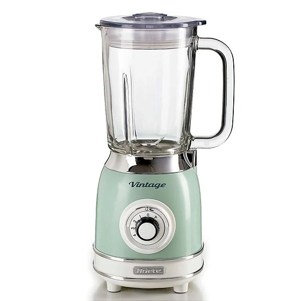 Liquidificador Vintage Retro  Copo De Vidro Verde Claro 220v