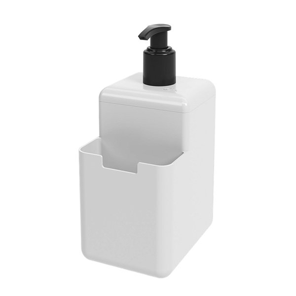 Dispenser Porta Detergente Líquido Single 500ml Branco