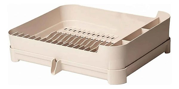 Escorredor Com Calha Pia E Bandeja 40,5x32 Fly Slim Bancada