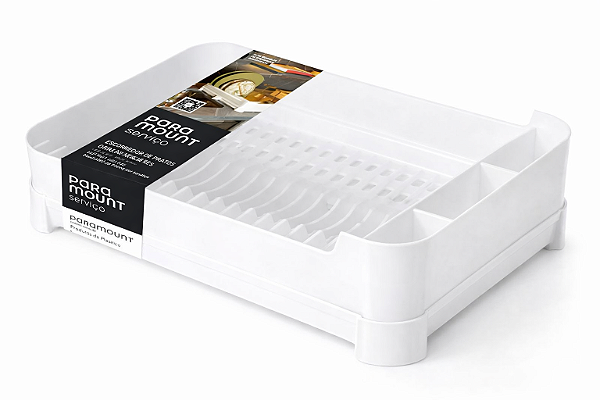 Escorredor E Bandeja Escoadora Pratos Talheres Copos Fly Pia