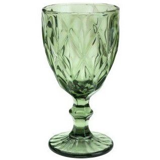 Taça de Vidro Diamond 300ml - Verde