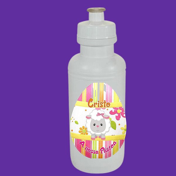 Squeeze Plástico 500 ml Personalizado Com Adesivo - Pedido mínimo 15 unidades.
