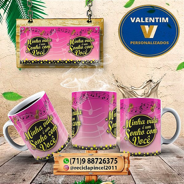 Caneca Páscoa Personalizada Sonho de Valsa - 1