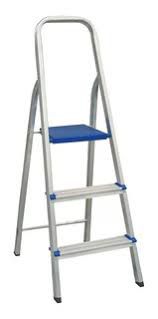 Escada  Alumínio 3 degraus MOR