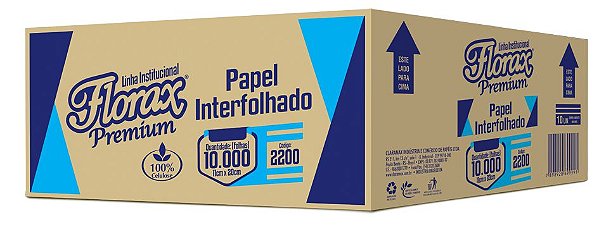 Papel Interfolhado Cai-Cai 10.000 Folhas Simples