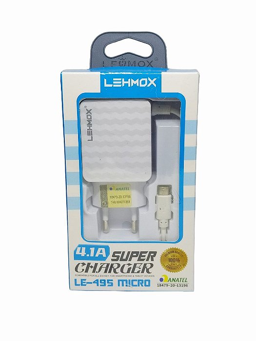 Carregador 2 Usb 4.1a V8 Le-495