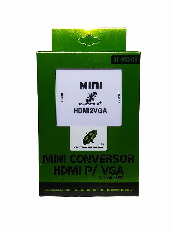 Mini Conversor Hdmi Para Vga Xc-Mc-03